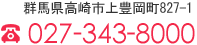 電話番号：027-343-8000